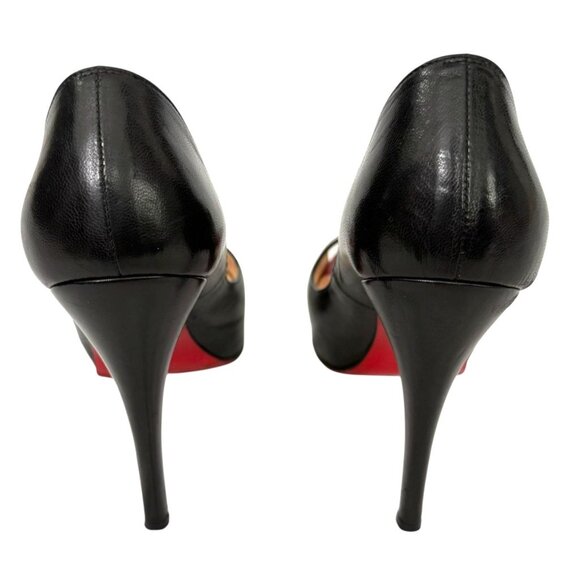 Christian Louboutin Prive Peep Toe Platform Pumps Stiletto Size EU 35.5 / US 5.5 - Picture 7 of 16